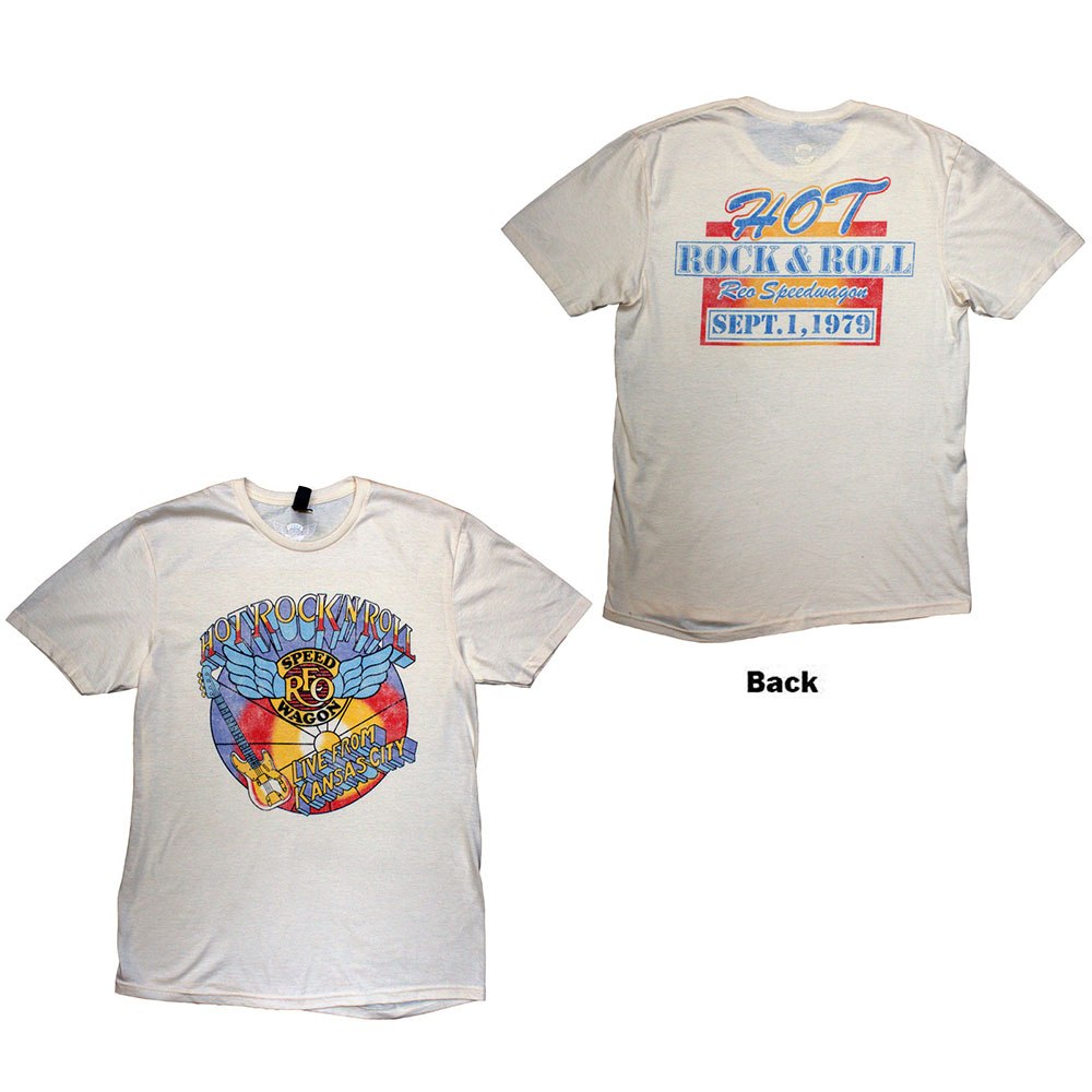 REO Speedwagon - Kansas Heren T-shirt - Creme
